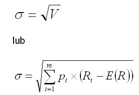 wariancja stopy zwrotu