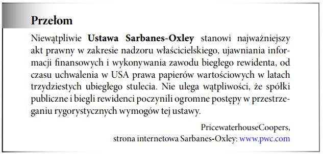 Ustawa Sarbanes-Oxley o odpowiedzialności przedsiębiorstw (USA)