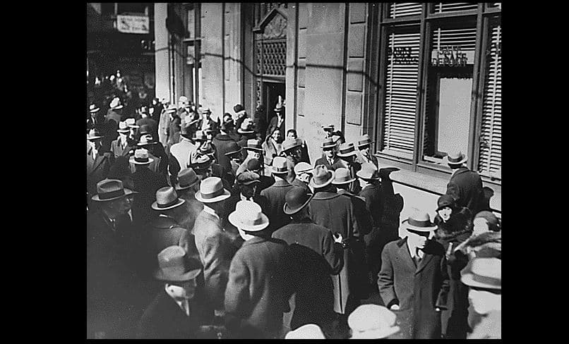 Wielki kryzys, panika bankowa w USA (1933)