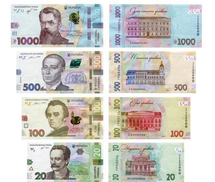 Hrywna ukraińska UAH