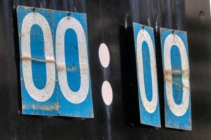 tablica z wynikiem meczu