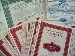 historyczne papiery wartościowe