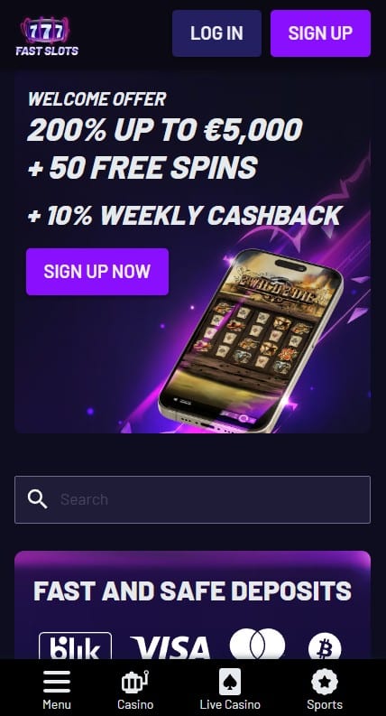 FastSlots strona główna